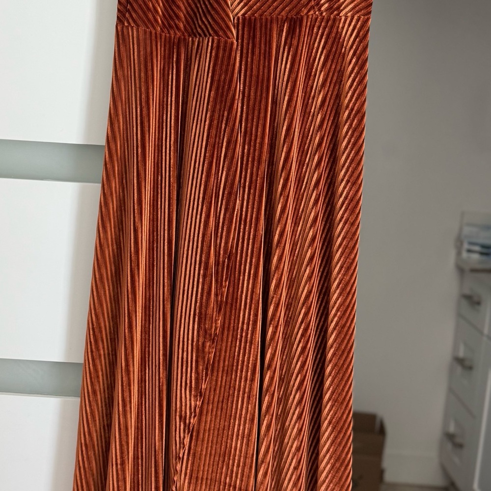 Baltic Born Orange Maxi A-Line Dress